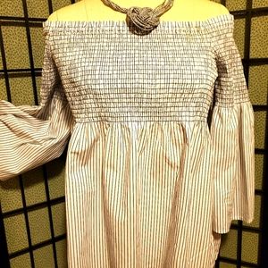 Loft Scrunched Smock Top